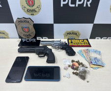 PCPR e Força Nacional prendem dois homens pelo crime de cárcere privado em Cruzeiro do Oeste