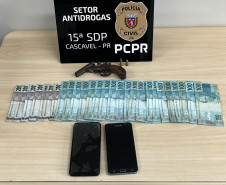 PCPR prende homem em flagrante por porte ilegal de arma de fogo em Cascavel