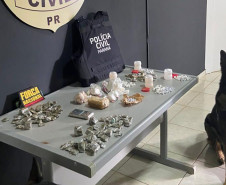 PCPR prende seis pessoas e 1,3 quilos de drogas durante operação em Nova Londrina