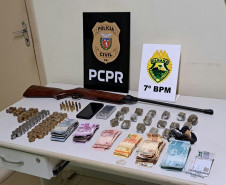 PCPR e PMPR prendem mulher por tráfico de drogas e apreendem adolescente em Cidade Gaúcha