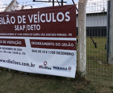 PCPR promove leilão de viaturas em São José dos Pinhais e Apucarana