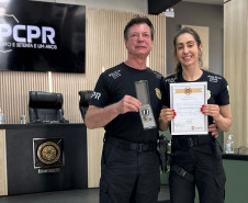 PCPR homenageia servidores com medalhas de serviço policial no sudeste do Estado