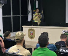 PCPR realiza nova etapa de curso de padronização para policiais civis no Verão Maior Paraná