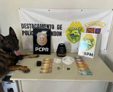 PCPR e PMPR prendem quatro pessoas durante operação contra o tráfico de drogas em Rondon