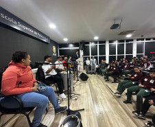 PCPR participa do segundo ano do Projeto Espelho e inspira jovens na Escola de Polícia