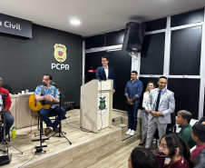 PCPR participa do segundo ano do Projeto Espelho e inspira jovens na Escola de Polícia