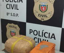 PCPR apreende aproximadamente 30 quilos de maconha na PR-492