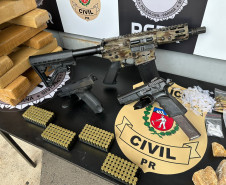 PCPR prende dois homens durante operação contra organização criminosa em Curitiba