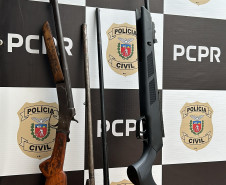 PCPR prende homem em flagrante por posse ilegal de arma de fogo em Cidade Gaúcha 