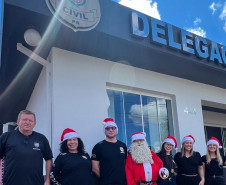 PCPR realiza ação de Natal para crianças de CEMEI em União da Vitória