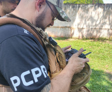 PCPR participa de curso de formação de pilotos de drones em Maringá
