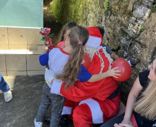 PCPR realiza ação de Natal para crianças de CEMEI em União da Vitória