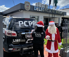PCPR realiza ação de Natal para crianças de CEMEI em União da Vitória