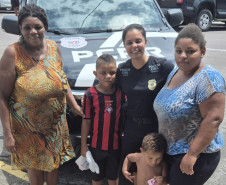 PCPR localiza criança perdida em Guaratuba e a devolve à família