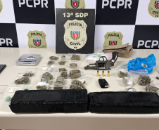 PCPR prende duas pessoas em flagrante por tráfico de drogas e associação para o tráfico em Ponta Grossa 