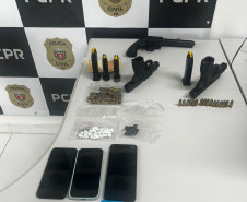 PCPR prende três homens e apreende adolescente, suspeitos de roubo ocorrido em Paranaguá