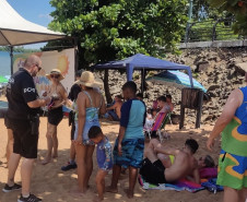 PCPR distribui pulseiras de identificação para crianças em Porto São José