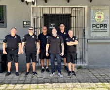 Delegado-geral visita unidades da PCPR no Litoral 