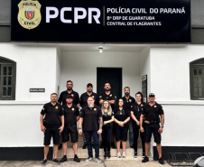 Delegado-geral visita unidades da PCPR no Litoral 