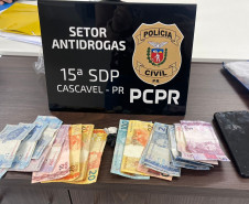 PCPR prende dois homens por tráfico de drogas e apreende entorpecentes em Cascavel