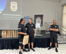 Servidores da PCPR recebem homenagem por produtividade na 1ª fase do Verão Maior Paraná