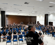 Servidores da PCPR recebem homenagem por produtividade na 1ª fase do Verão Maior Paraná