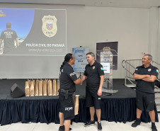 Servidores da PCPR recebem homenagem por produtividade na 1ª fase do Verão Maior Paraná
