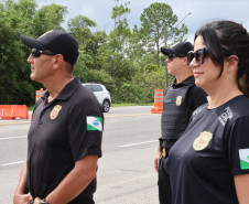 Forças de segurança fazem operação integrada nas rodovias de acesso ao Litoral