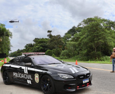 Forças de segurança fazem operação integrada nas rodovias de acesso ao Litoral