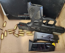 PCPR prende homem em flagrante por posse irregular de arma de fogo em Pinhais