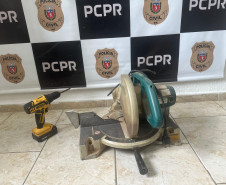 PCPR prende homem por furto e recupera objetos furtados em Guaratuba