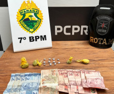 PCPR e PMPR prendem cinco pessoas por tráfico de drogas e associação para o tráfico em Rondon