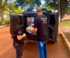 PCPR realiza ação solidária e distribui mercadorias recuperadas para CMEIs de Mamborê