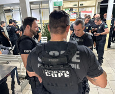 PCPR prende oito integrantes de grupo especializado em furtos e adulteração de veículos