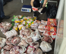 PCPR e Vigilância Sanitária apreendem 161 quilos de carne e prendem homem responsável em Pontal do Paraná 