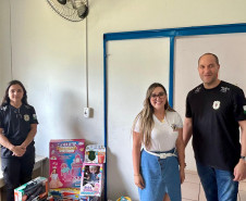 PCPR realiza ação solidária e distribui mercadorias recuperadas para CMEIs de Mamborê