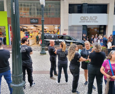 PCPR participa de caminhada em combate ao mosquito da dengue em Curitiba 