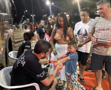 Delegacia Móvel da PCPR é ponto de referência em segurança para o público nos eventos do Verão Maior Paraná