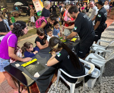Delegacia Móvel da PCPR é ponto de referência em segurança para o público nos eventos do Verão Maior Paraná