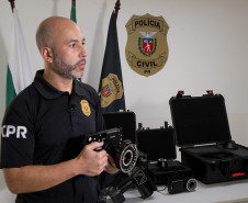 Do papel para tablets em 8K: novos equipamentos da PCPR revelam todas as digitais de crimes