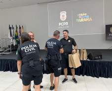 PCPR homenageia policiais plantonistas que tiveram destaque na segunda fase do Verão Maior Paraná 