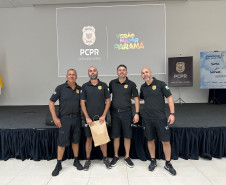 PCPR homenageia policiais plantonistas que tiveram destaque na segunda fase do Verão Maior Paraná 