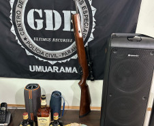 PCPR prende três homens por furto e recupera diversos itens em Umuarama 