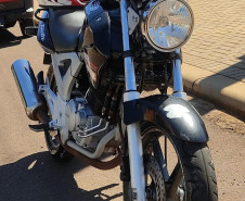 PCPR recupera motocicleta que havia sido furtada em Cascavel 