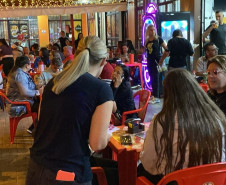 PCPR promove ação educativa em bares e restaurantes em União da Vitória 