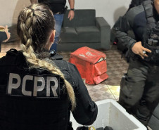 PCPR prende oito em operação contra organização ligada ao tráfico e lavagem de dinheiro