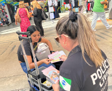 PCPR participa de evento que  divulga serviços públicos de segurança para mulheres e meninas