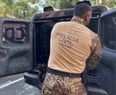PCPR distribui novos uniformes táticos a policiais civis