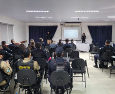 PCPR realiza palestra para servidores da GCM em Araucária 