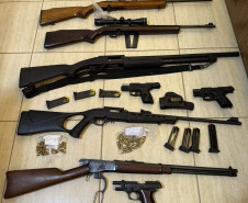 PCPR e PMPR prendem cinco homens e apreendem diversas armas de fogo em  Santo Antônio da Platina